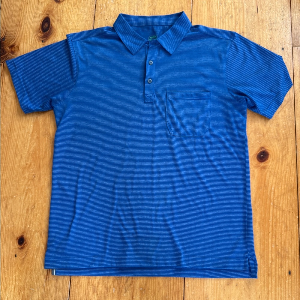 Men’s Stio Divide Polo, short sleeved, Size Medium